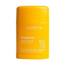 Солнцезащитный стик для чувствительных зон Academie Bronzecran Sun Stick Sensitive Areas SPF 50+