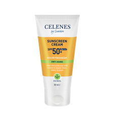 Сонцезахисний крем проти старіння Celenes Sunscreen Cream SPF 50+ Anti Aging