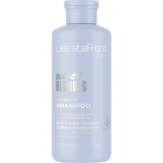 Шампунь для волос с синим пигментом Lee Stafford Bleach Blondes Ice White Toning Shampoo - LS5579