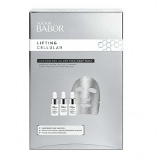 Набор Фольгированная Мультимаска для Лица (5 масок и 3 сыворотки) BABOR Customized Silver Foil Face Mask