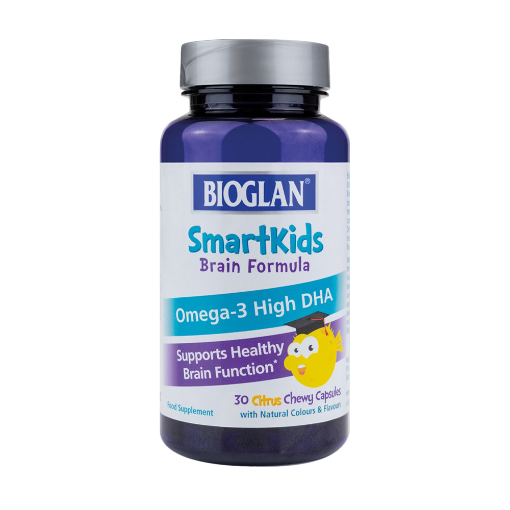 Биоглан Желейки Омега-3 для детей от 4 лет Bioglan Brain Omega-3 DHA 30