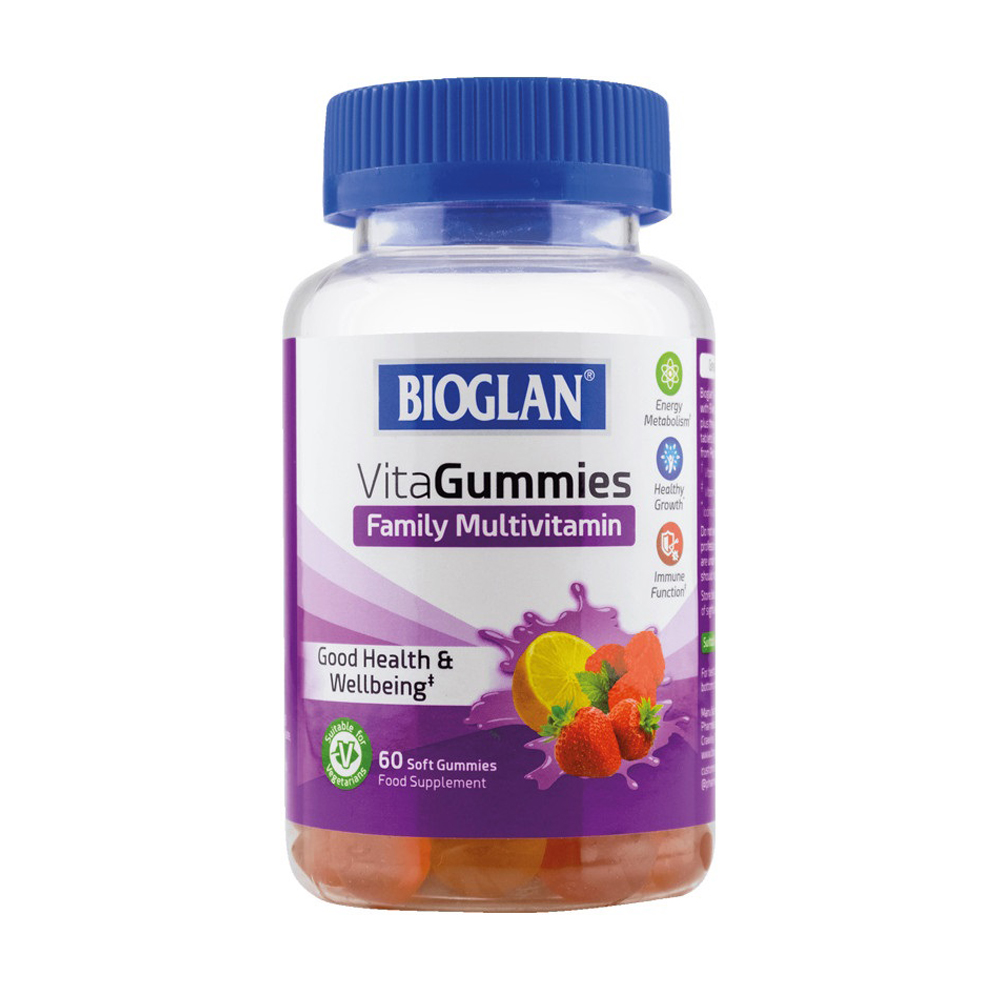 Биоглан Мультивитамины Желейки для всей семьи Bioglan Vitagummies Family 60