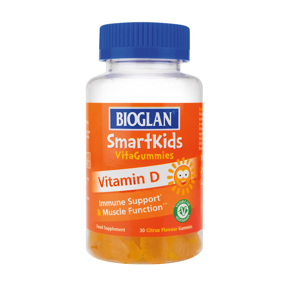 Биоглан Желейки с витамином Д для иммунитета детей от 4 лет Bioglan Vitamin D 30