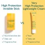 Сонцезахисний стік для обличчя та тіла Caudalie Vinosun Protect Invisible High Protection Stick SPF 50