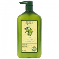 Шампунь для волосся і тіла з оливою Chi Olive Organics Hair And Body Shampoo Body Wash