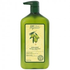 Шампунь для волосся і тіла з оливою Chi Olive Organics Hair And Body Shampoo Body Wash