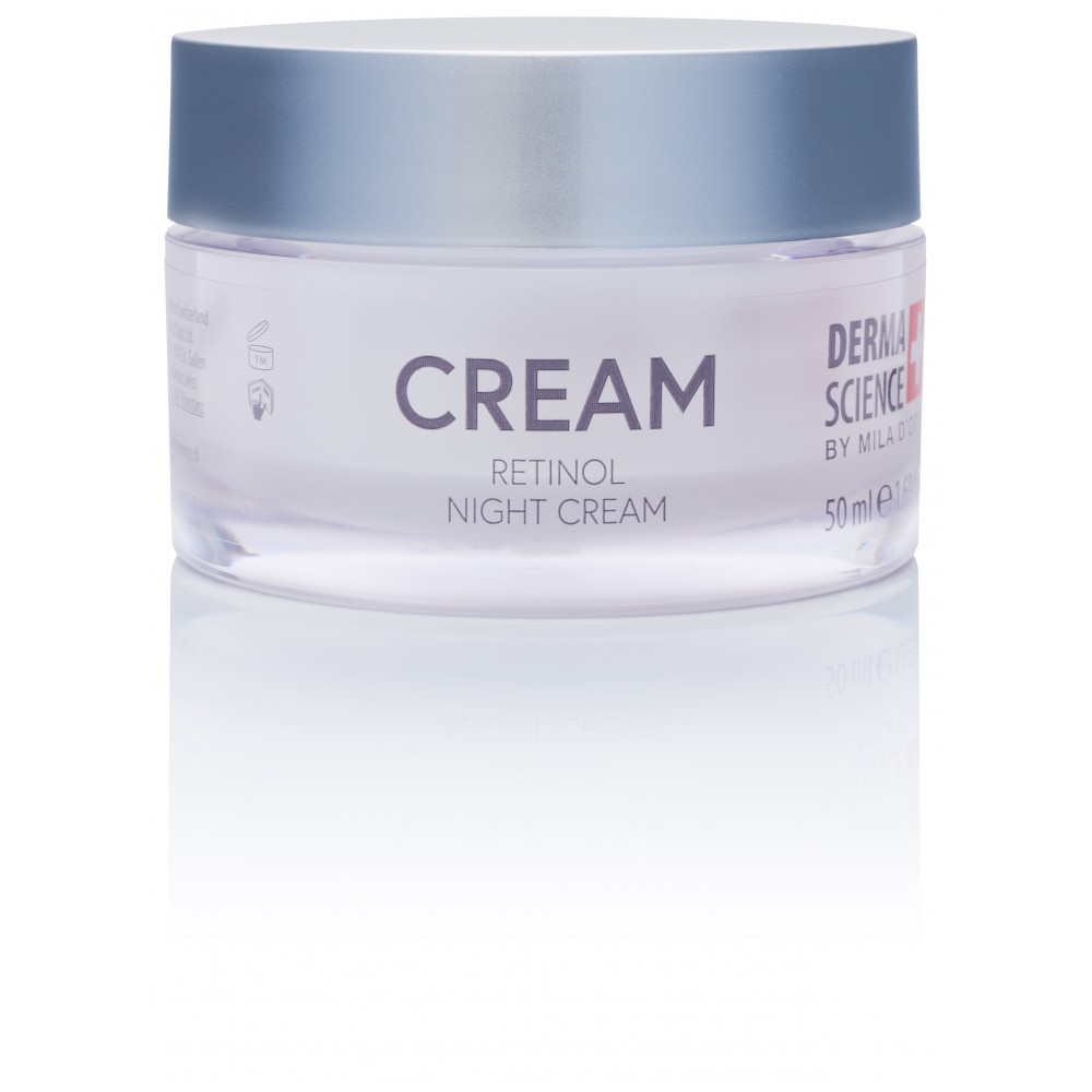 Ночной восстанавливающий крем для лица с ретинолом Derma Science Retinol Night Cream