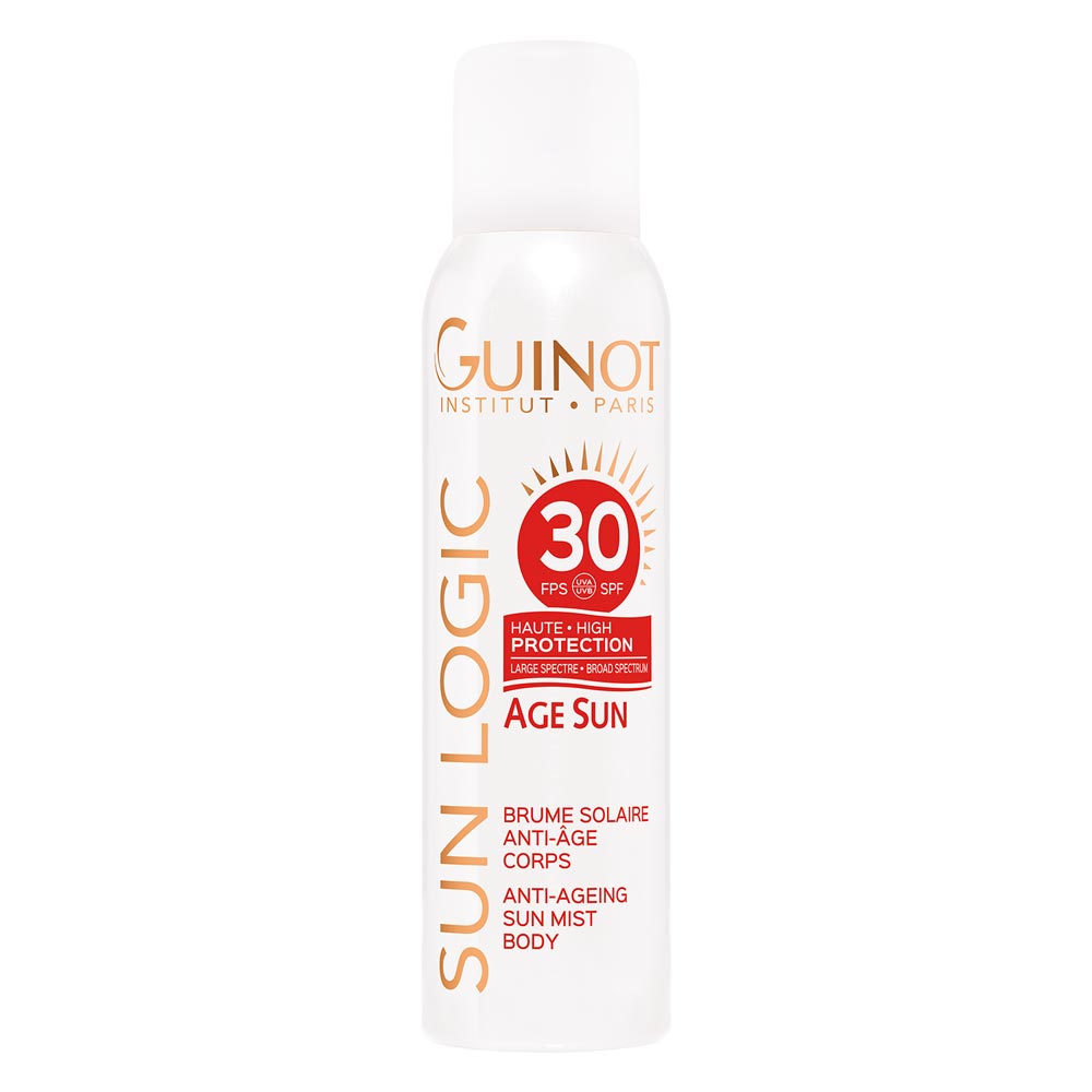 Антивозрастной спрей для тела с высокой степенью защиты SPF 30 Guinot Age Sun Anti-Ageing Sun Mist Body SPF 30