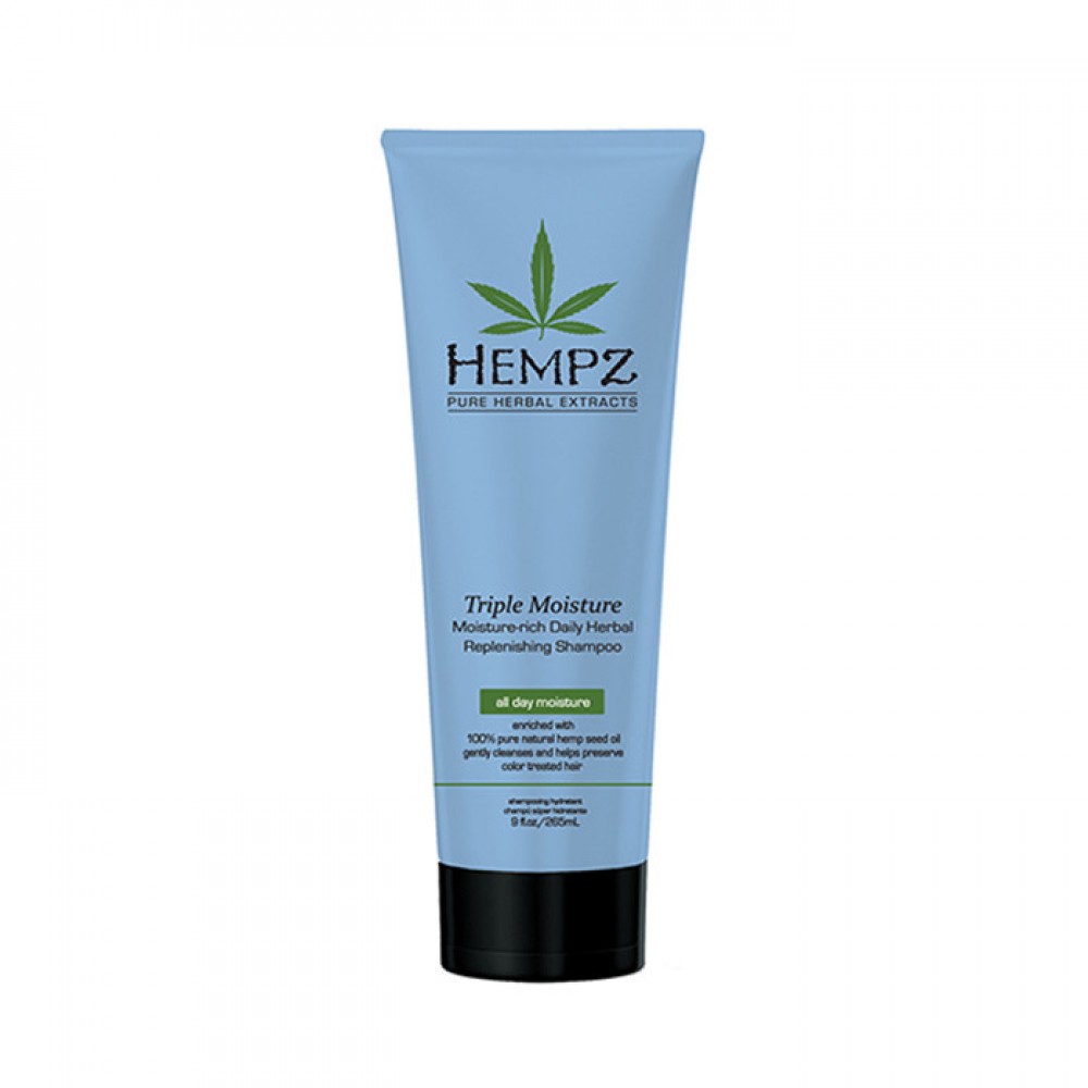 Интенсивно увлажняющий шампунь Hempz Triple moisture Replenishing Shampoo