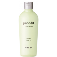 Відновлюючий шампунь для тонкого, сухого, неслухняного і кучерявого волосся Lebel Proedit Curl Fit Shampoo