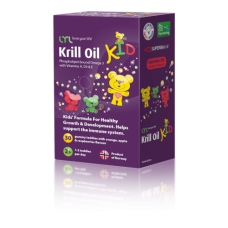 Комплекс корисних жирних кислот Omega-3 і вітаміни A, D3, E LYL Krill Oil KID