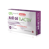 Комплекс корисних жирних кислот Omega-3 і вітамінів групи B LYL Krill Oil B Activ