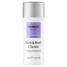 Крем-дезодорант Класік для тривалого захисту Marbert Bath and Body Classic Cream Deodorant