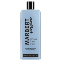 Шампунь та гель для душу Marbert Man Classic Steel Blue Shower Gel and Shampoo