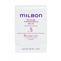 Пролонгуючий бустер для жорсткого та неслухняного волосся Milbon Professional Repair Heat No.5 Weekly Booster Coarse Hair 