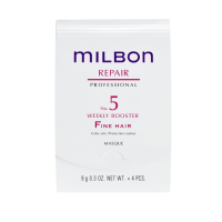 Восстанавливающий пролонгирующий бустер для тонких волос Milbon Professional Repair No. 5 Weekly Booster Fine Hair