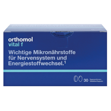 Мультивитаминый комплекс от стресса и синдрома выгорания для женщин (таблетки, капсулы) ORTHOMOL Vital F