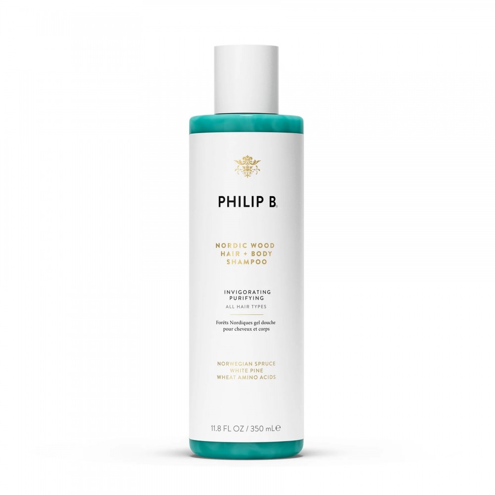 Шампунь и гель для душа Philip B Nordic Wood Hair and Body Shampoo