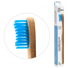 Зубна щітка бамбукова Блакитна середньої жорсткості The Humble Co Brush Adult Medium Bristles