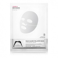 Срібна експрес-маска з термоефектом THE OOZOO Face silver foilayer mask 