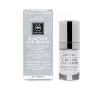 Сыворотка для кожи вокруг глаз 5 в 1 интенсивный уход с белой лилией  APIVITA 5 Action Eye Serum