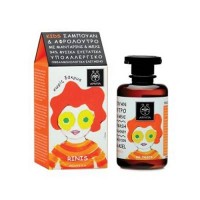Детское средство для мытья волос и тела с мандарином и медом Apivita Hair & Body Wash with Honey & Tangerine