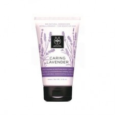 Увлажняющий и успокаивающий крем для чувствительной кожи тела Лаванда Apivita Caring Lavender Hydrating Soothing Body Lotion