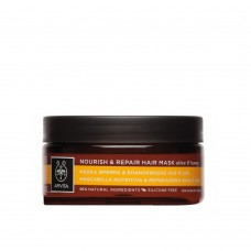 Восстанавливающая питательная маска для сухих волос с оливковым маслом и медом Apivita Hydrating and Nourishing Hair Mask