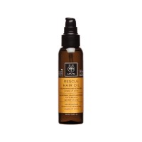 Масло для восстановления и питания волос с арганой и оливками Apivita Rescue Hair Oil