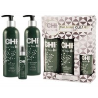 Набор с маслом чайного дерева CHI Tea Tree Oil Calming Cleanse Trio