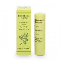 Захисний бальзам для губ з оливковою олією і маслом чайного дерева L'Erbolario Proteggilabbra Balsamico
