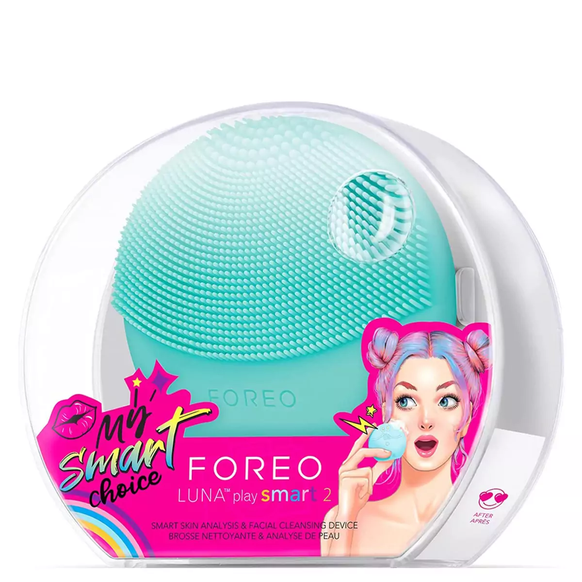 Інтелектуальний пристрій для очищення обличчя Foreo LUNA play smart 2 Mint For You