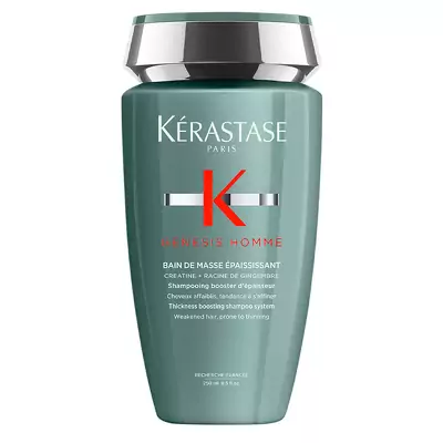 Шампунь-ванна бустер густоти для волосся у чоловіків Kerastase Genesis Homme Bain De Masse Epaississant