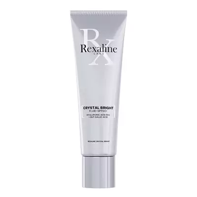 Флюїд з матуючим ефектом для рівного та сяючого тону шкіри СЗФ50+/PA++++ Rexaline CRYSTAL BRIGHT Illuminating And Mattifying Fluid
