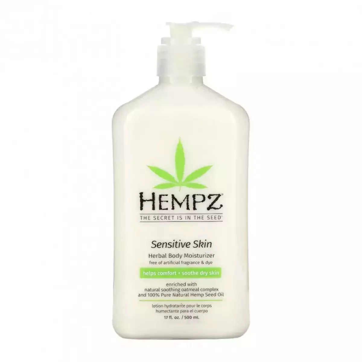 Растительный увлажняющий лосьон для чувствительной кожи Hempz Herbal Moisturizer Lotion for sensitive skin