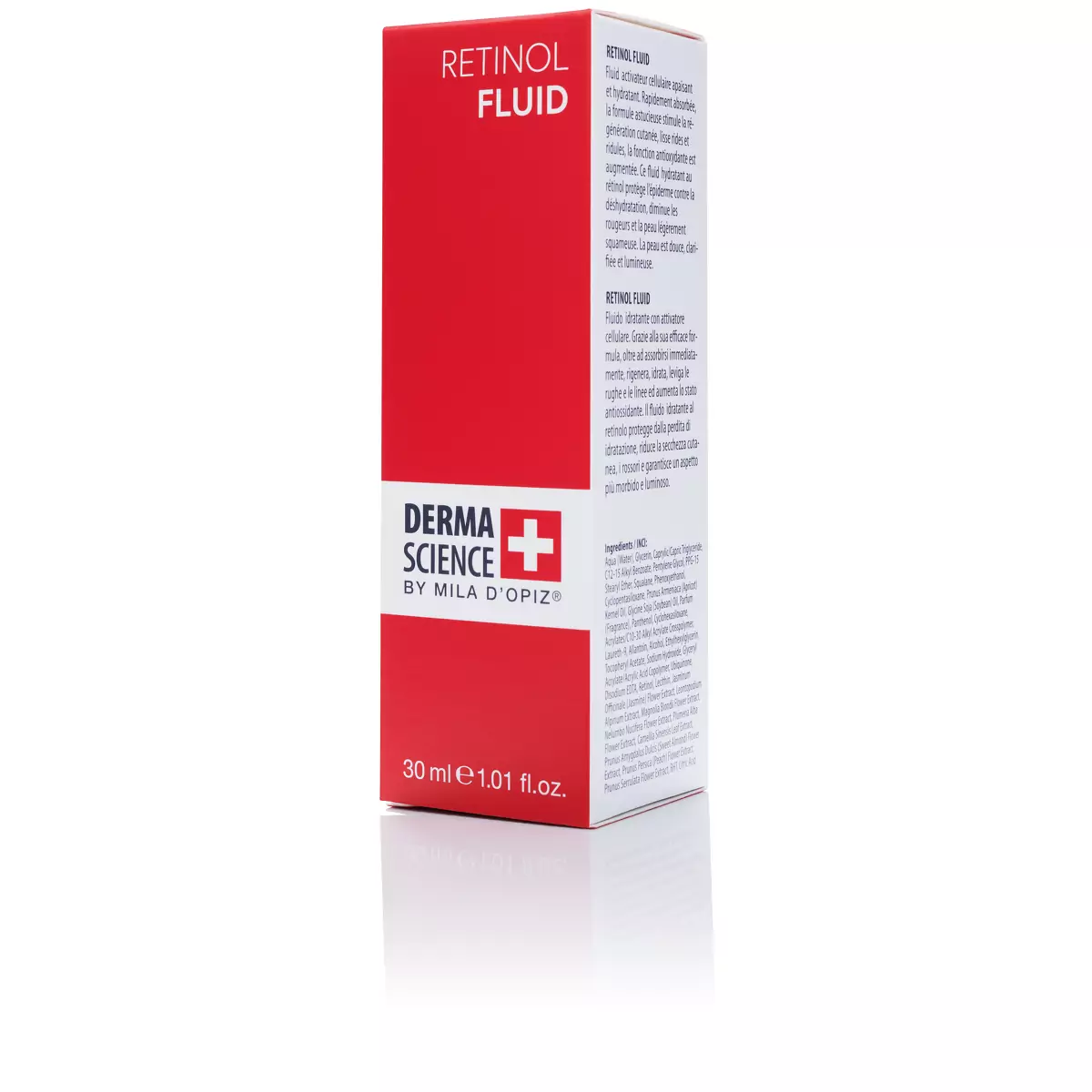 Восстанавливающий флюид для лица с ретинолом Derma Science Retinol Fluid, 30 мл
