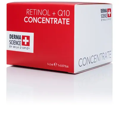 Концентрат с ретинолом и коэнзимом Q10 Derma Science Retinol+Q10 Concentrate 7x2ml