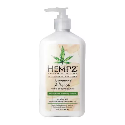 Молочко для тіла Тростинний цукор та Папая Hempz Sugarcane and Papaya Herbal Moisturiser 