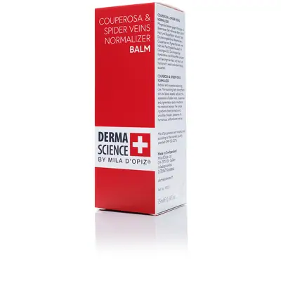 Нормализующий бальзам против купероза и сосудистых звездочек Derma Science Couperosa+Spider Veins Normalizer, 75 мл