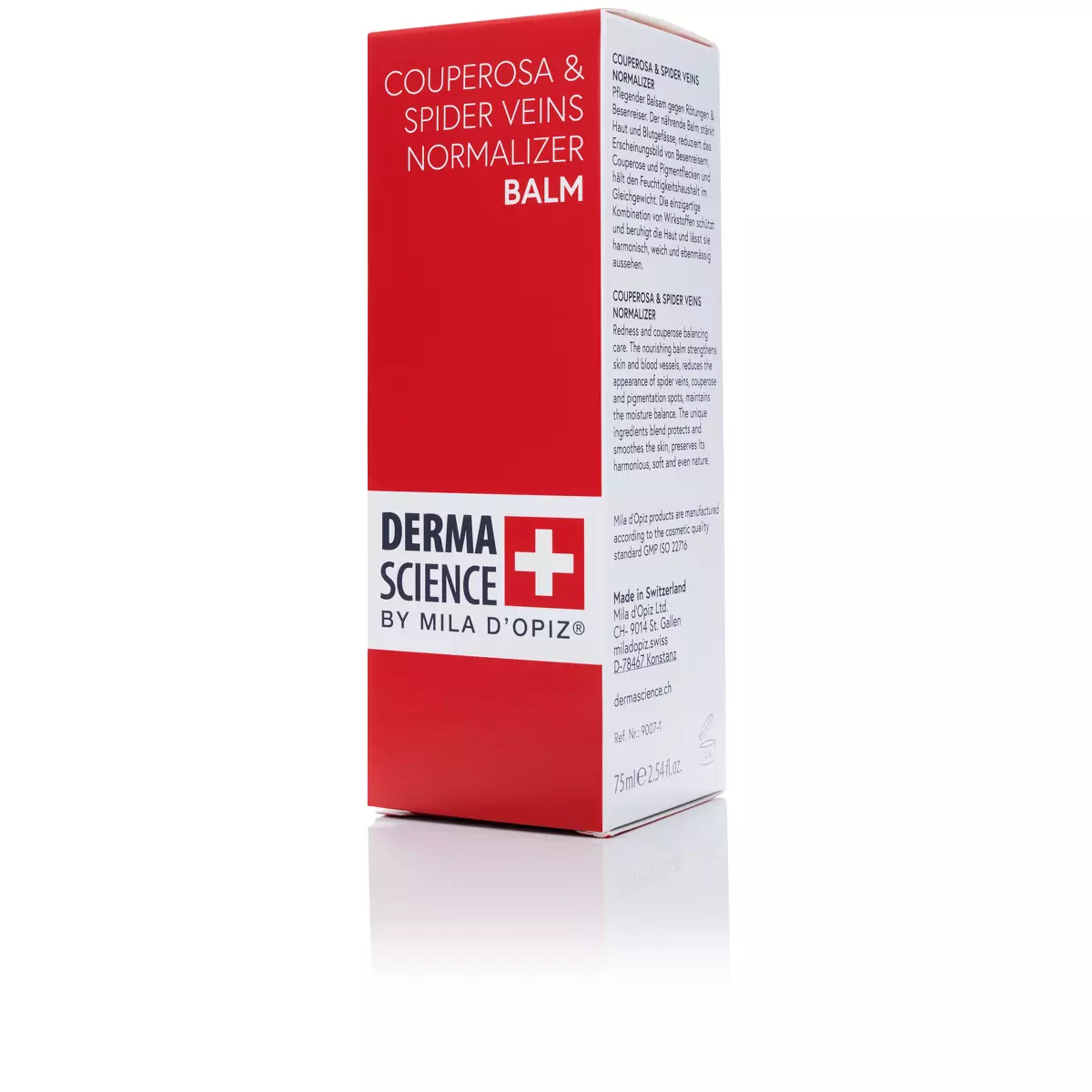 Нормализующий бальзам против купероза и сосудистых звездочек Derma Science Couperosa+Spider Veins Normalizer, 75 мл