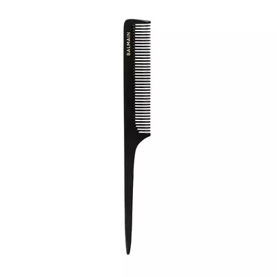 Чорно-білий гребінь з довгою ручкою Balmain Tail Comb Black and White