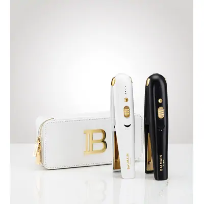 Утюжок беспроводной бело-золотой Balmain Limited Edition Cordless Straightener FW21 White Gold