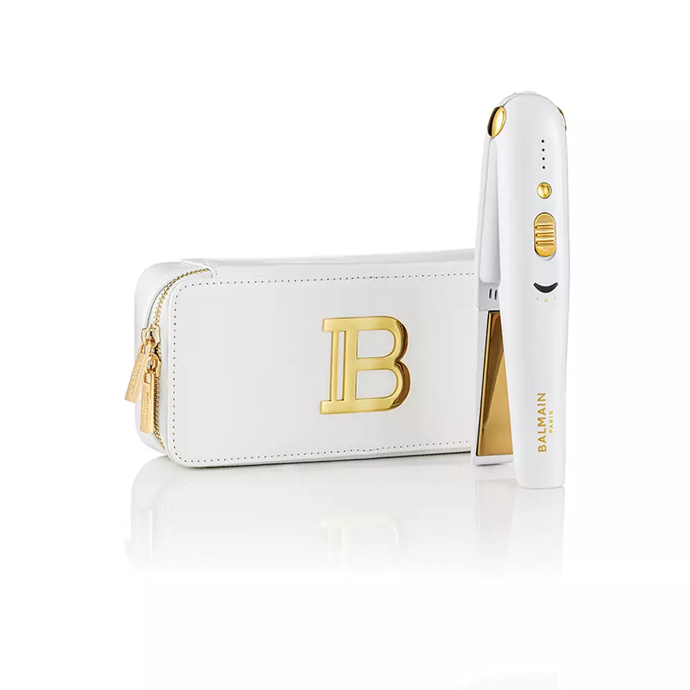 Випрямляч бездротовий біло-золотий Balmain Limited Edition Cordless Straightener FW21 White Gold