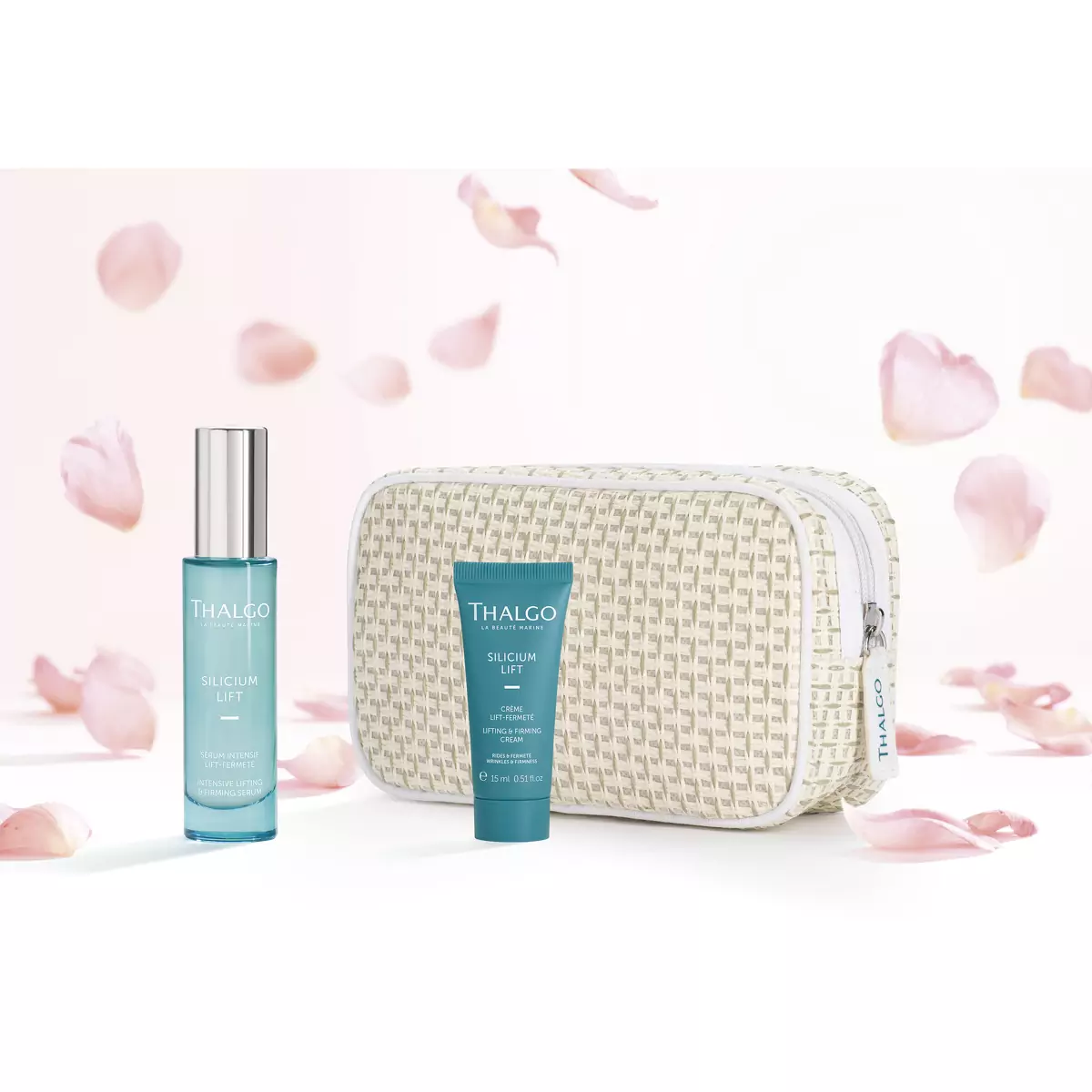 Набор Мой лифтинговый уход Thalgo Silicium Lift Gift Set + Pouch Cadeau