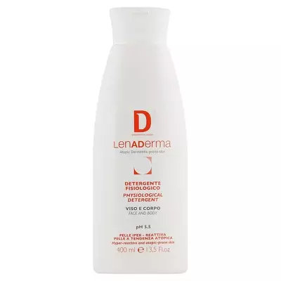 Очищаючий фізіологічний засіб для атопічної шкіри для обличчя та тіла Dermophisiologique Lenaderma Physiological
