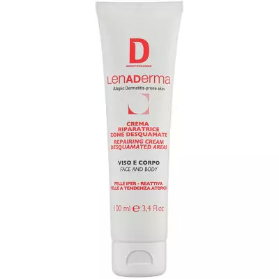 Крем-репаратор проти лущення із сечовиною Dermophisiologique Lenaderma Repairing Cream Desquamated Areas