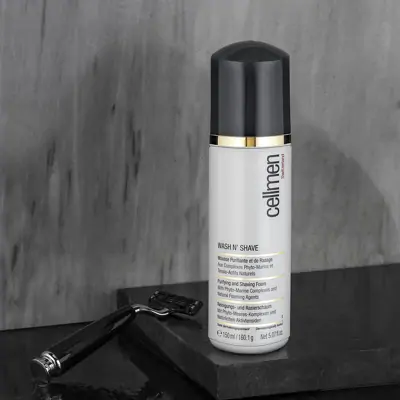 Пена для очищения кожи и бритья Cellcosmet Cellmen Wash'n Shave