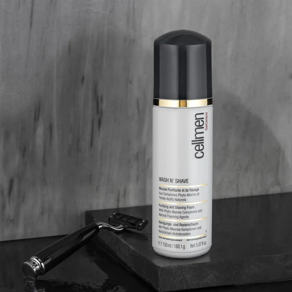 Піна для очищення шкіри та гоління Cellcosmet Cellmen Wash\'n Shave