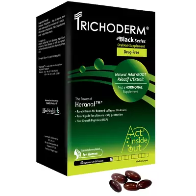 Вітамінний комплекс проти випадіння волосся для жінок Trichoderm Intensive Anti-Hair Loss Oral Supplement Drug-Free For Women