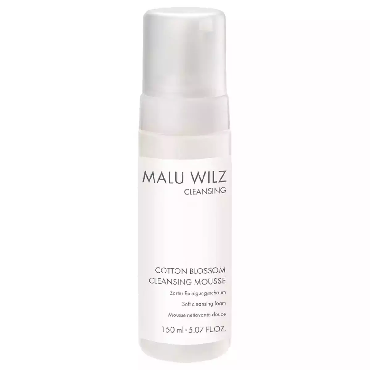 Мусс для умывания с цветками хлопка Malu Wilz Cotton Blossom Cleansing Mousse - MW7000
